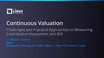 Continuous Valuation